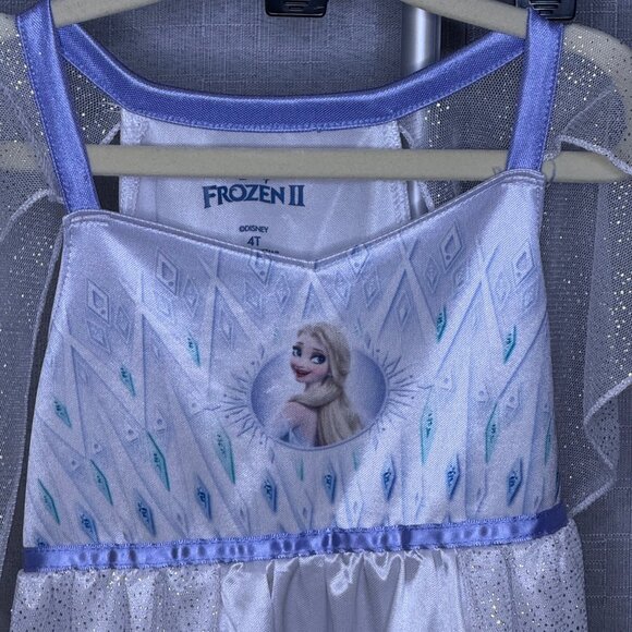 Disney - Frozen II - Princess Elsa - Girls Sleep Dress - Size 4T - Picture 1 of 5